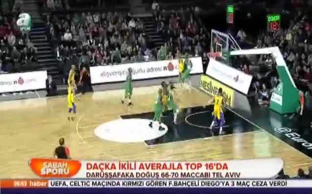 Daçka ikili averajla Top 16'da