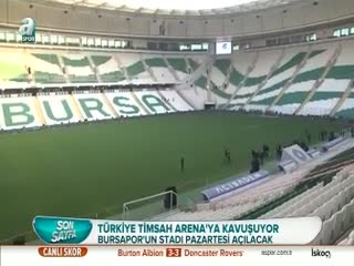 "Timsah Arena" kapılarını açıyor