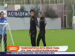Trabzonspor'da rota Ersun Yanal