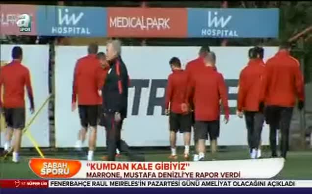 ''Kumdan kale gibiyiz''