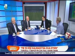 "Fenerbahçe 10 kişi kalmadıysa dua etsin"