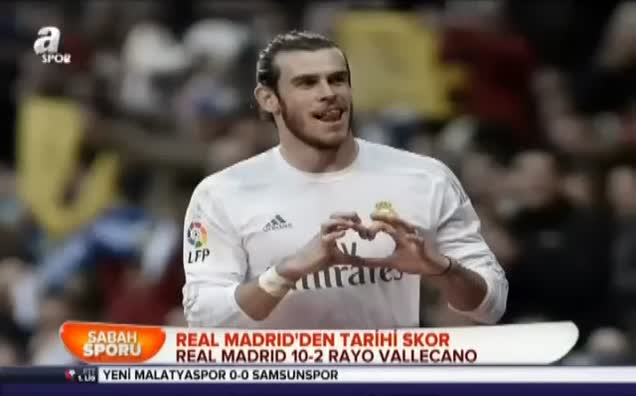 Real Madrid'den tarihi skor