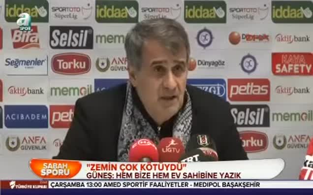 "Zemin çok kötüydü"