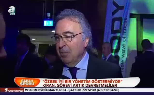 "Özbek iyi bir yönetim göstermiyor"