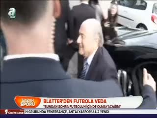 Blatter'den futbola veda
