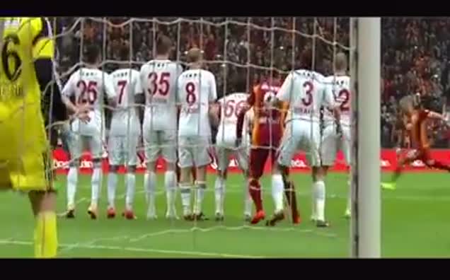 2015 yılının en güzel frikik golleri