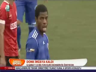 Donk imzaya kaldı