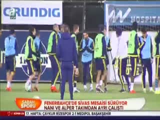 Fenerbahçe'de Sivas mesaisi sürüyor