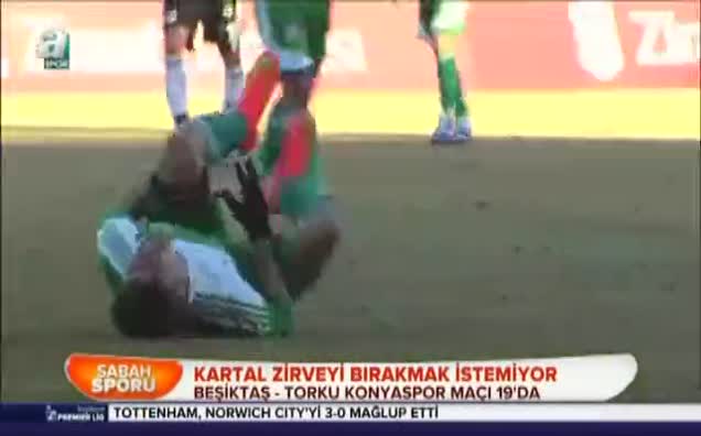 Kartal zirveyi bırakmak istemiyor