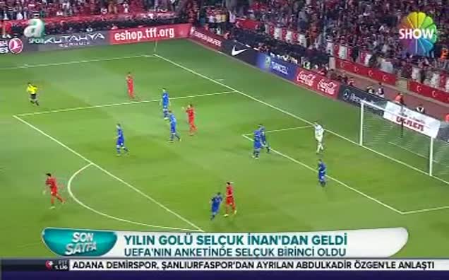 UEFA'da yılın golü Selçuk İnan'ın