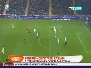 Fenerbahçe'de tatil başladı