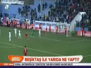 Beşiktaş ilk yarıda ne yaptı?