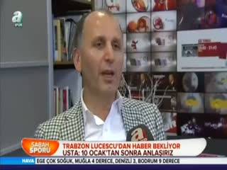 Trabzon Lucescu'dan haber bekliyor