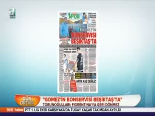 "Gomez'in bonservisi Beşiktaş'ta"