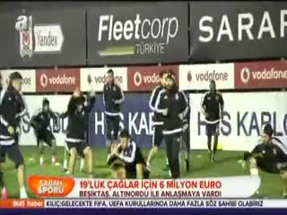 19'luk Çağlar için 6 milyon Euro