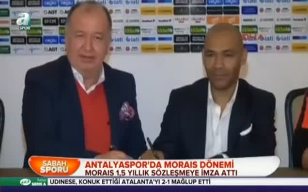 Antalyaspor'da Morais dönemi resmen başladı