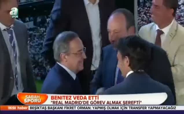 Real Madrid'te Benitez veda etti