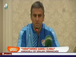 Hamzaoğlu: Galatasaray iyi futbol oynamıyor