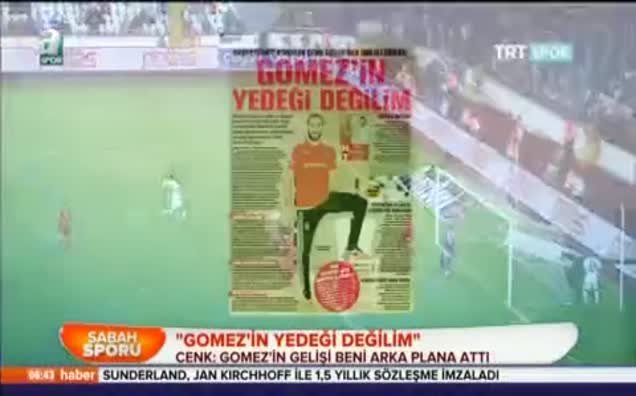 Cenk: Gomez'in gelişi beni arka plana attı