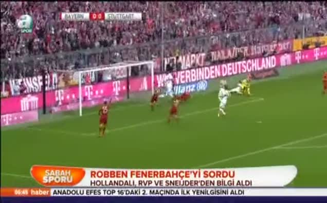 Robben Fenerbahçe'yi sordu