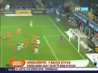 Giresunspor - Fenerbahçe maçı ATV'de