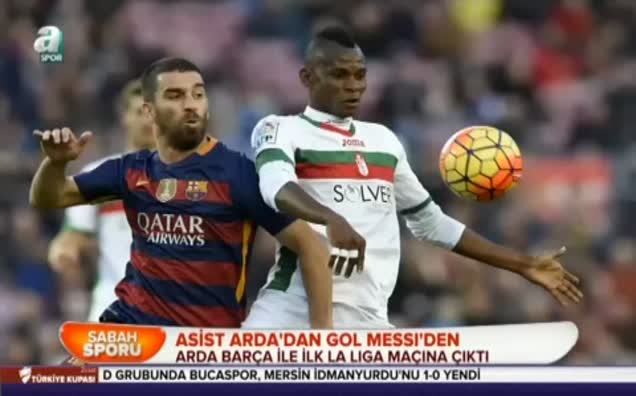 Asist Arda'dan gol Messi'den