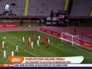 Chedjou'dan anlamlı Sultanahmet mesajı
