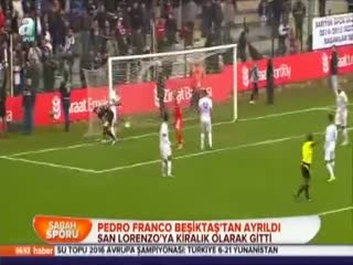 Pedro Franco Beşiktaş'tan ayrıldı
