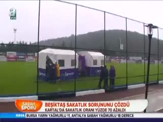 Beşiktaş sakatlık sorununu çözdü