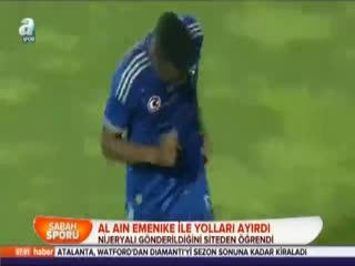 Al Ain Emenike ile yolları ayırdı