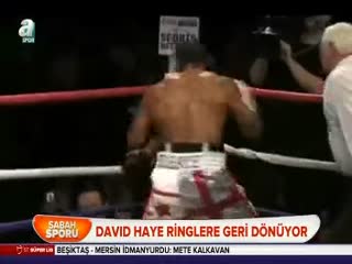 David Haye geri döndü