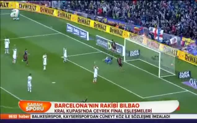 Kral kupasında Barcelona'nın rakibi Bilbao