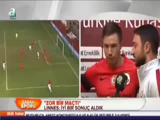 Linnes:G.Saray'da olmak gurur verici