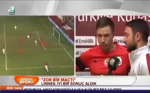 Linnes:G.Saray'da olmak gurur verici