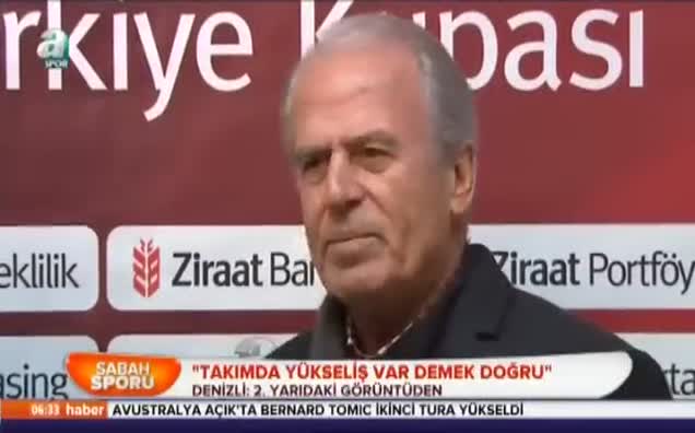 Mustafa Denizli:Takımda yükseliş var