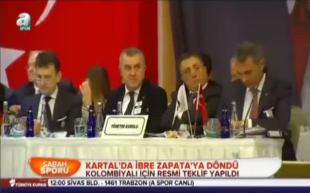 Beşiktaş Zapata'nın peşinde