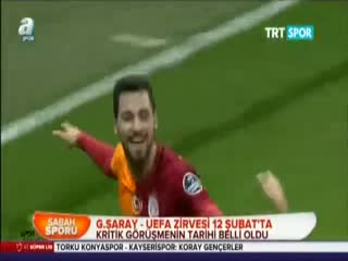Galatasaray yönetimi 12 şubat'ta Uefa yetkilileri ile bir araya gelecek