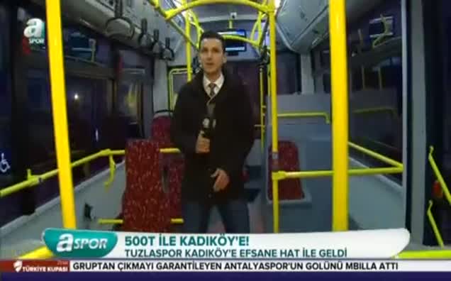 Tuzlaspor Kadıköy'e 500T ile gitti!