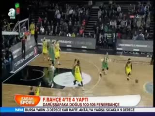 Fenerbahçe 4'te 4 yaptı.