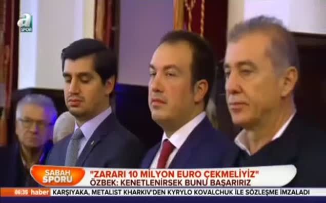 Özbek:Ceza kesin değil teklif sunuldu