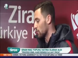 Sinan Gümüş:Profesyonel kariyerimde ilk Hat-Trick