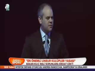 Çağatay Kılıç:En önemli unsur kulüpler yasası