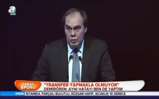 Demirören:Türk futbolunu düşünmeliyiz