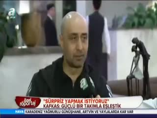 Tolunay Kafkas:Sürpriz yapmak istiyoruz!