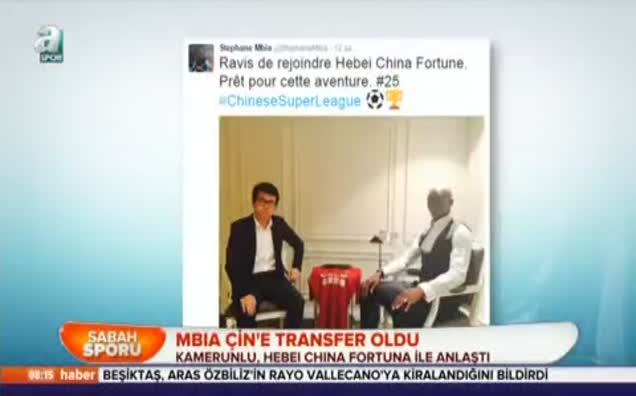 Mbia Çin'e transfer oldu