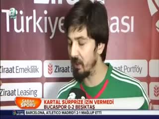 Tolga:Biz maç yapınca kar yağıyor