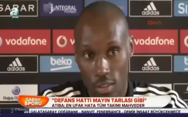 Atiba:Defans hattı mayın tarlası gibi