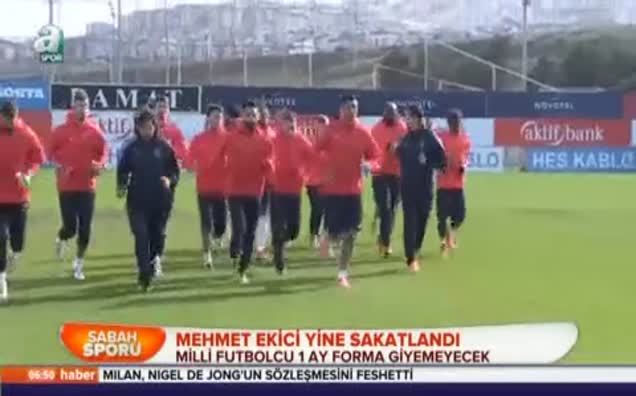 Ekici yine sakatlandı!