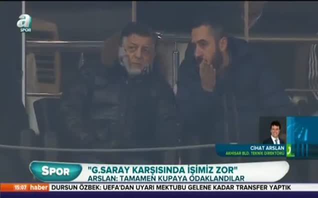 Cihat Arslan: Galatasaray karşısında işimiz zor