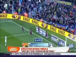 Arda'dan Burak mesajı